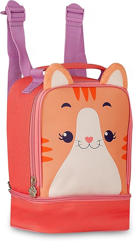 Kit Mochila Rodinha e Lancheira Pets Gatinha
