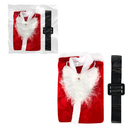 Roupa de Papai Noel Veludo Tamanho Único Completa