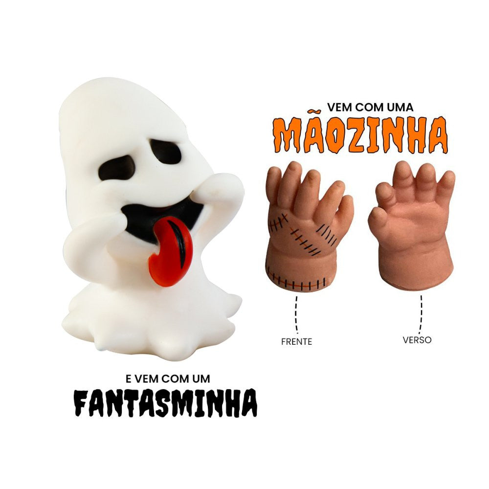 Boneca Vavazinha Com Mãozinha E Fantasminha