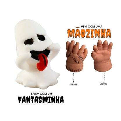 Boneca Vavazinha Com Mãozinha E Fantasminha
