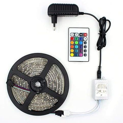 Fita de LED Pisca Pisca 5 Metros 300 LEDs RGB
