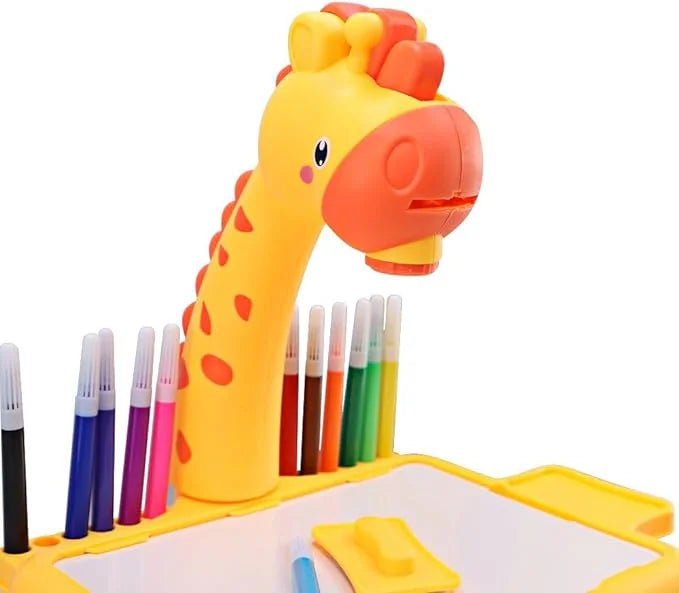 Lousa Mágica Mesinha Com Projetor Girafinha