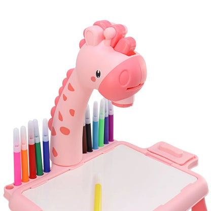 Lousa Mágica Mesinha Com Projetor Girafinha